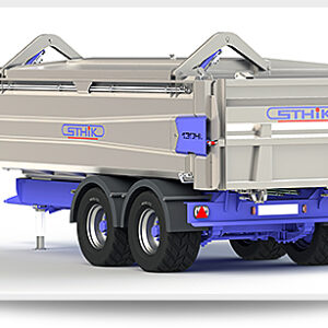 Bennes basculantes à porte étanche