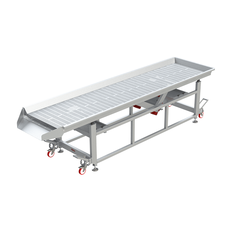 Table de tri vibrante 100% ajourée